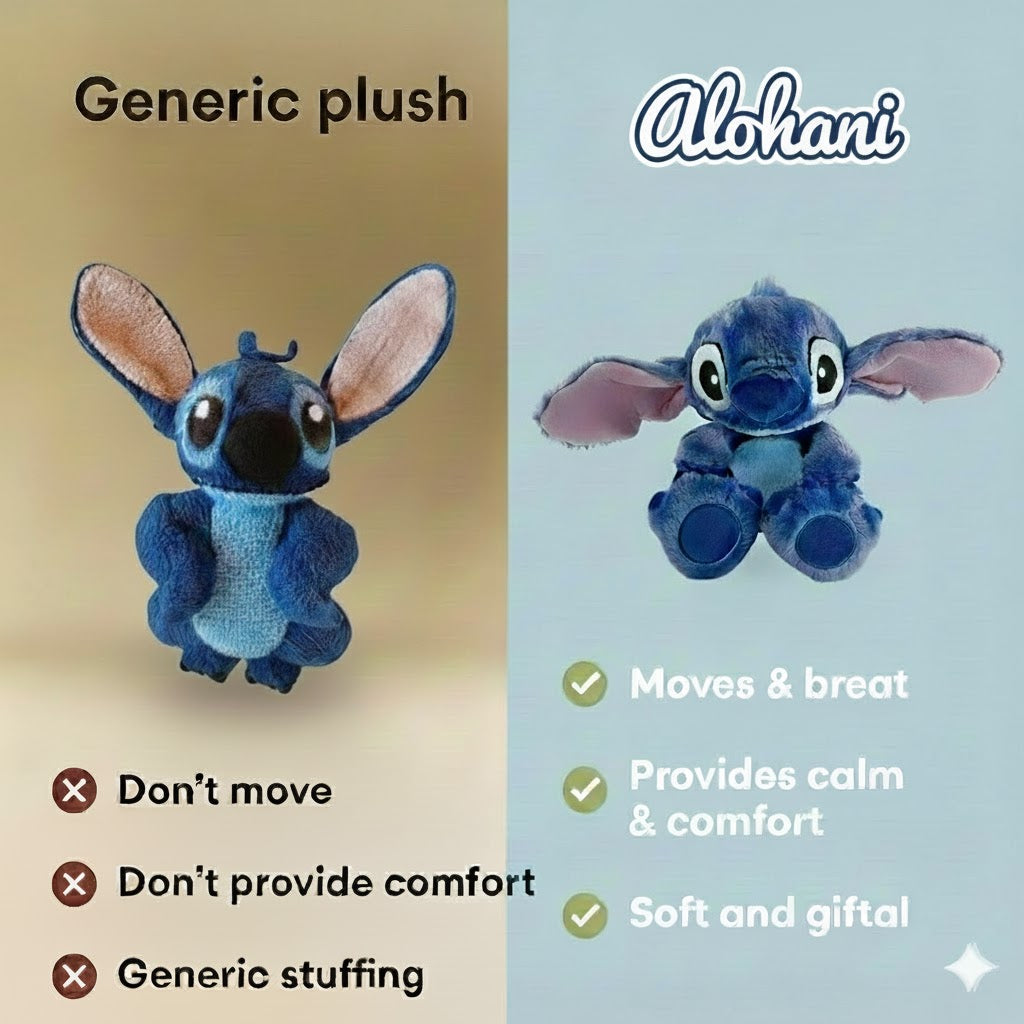 ALOHANI breathing plush toy for anxiety