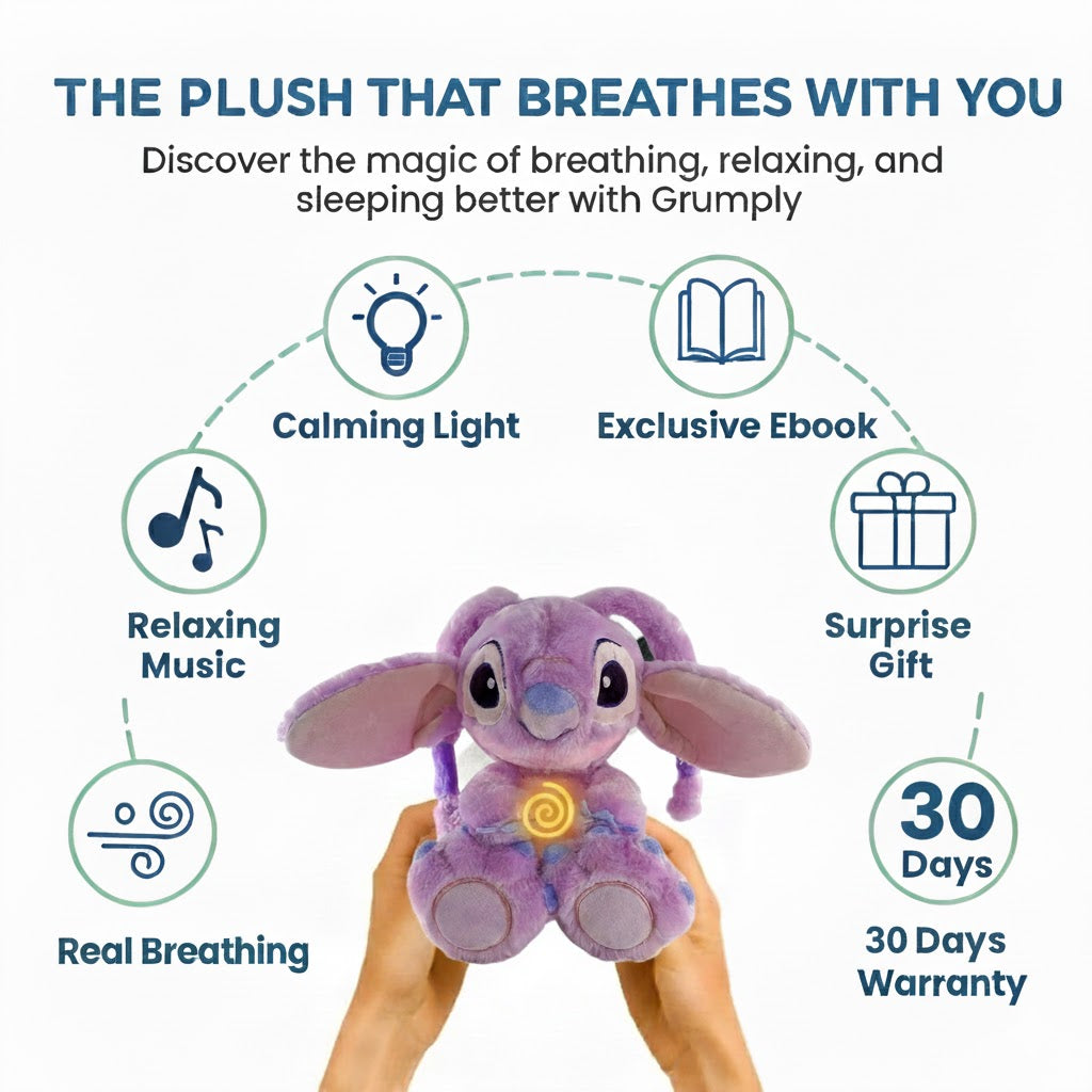 ALOHANI breathing plush toy for anxiety