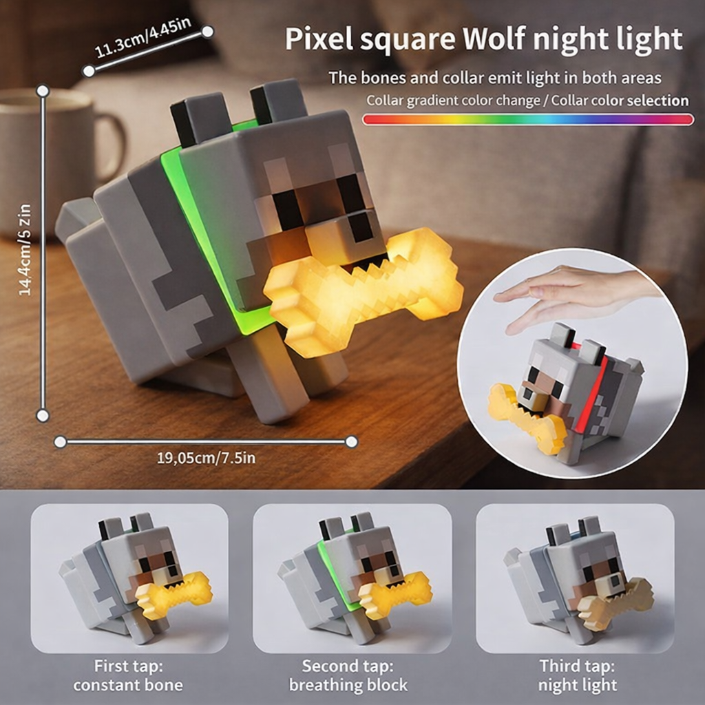 1Pix Wolf Lamp